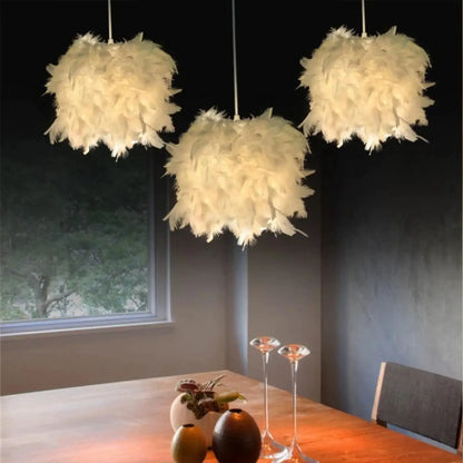Suspension Luminaire Plume : Ambiance Douce et Élégante