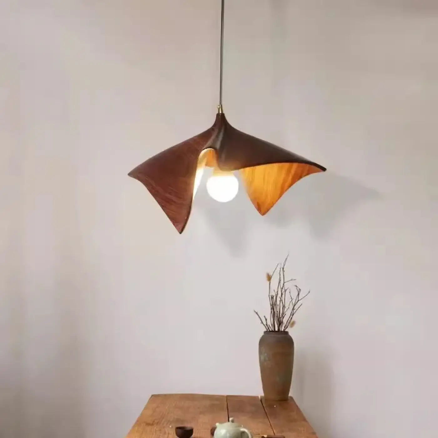 Suspension Résine Design Vintage Lumineuse