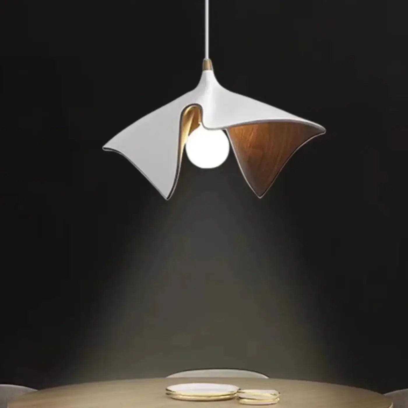 Suspension Résine Design Vintage Lumineuse