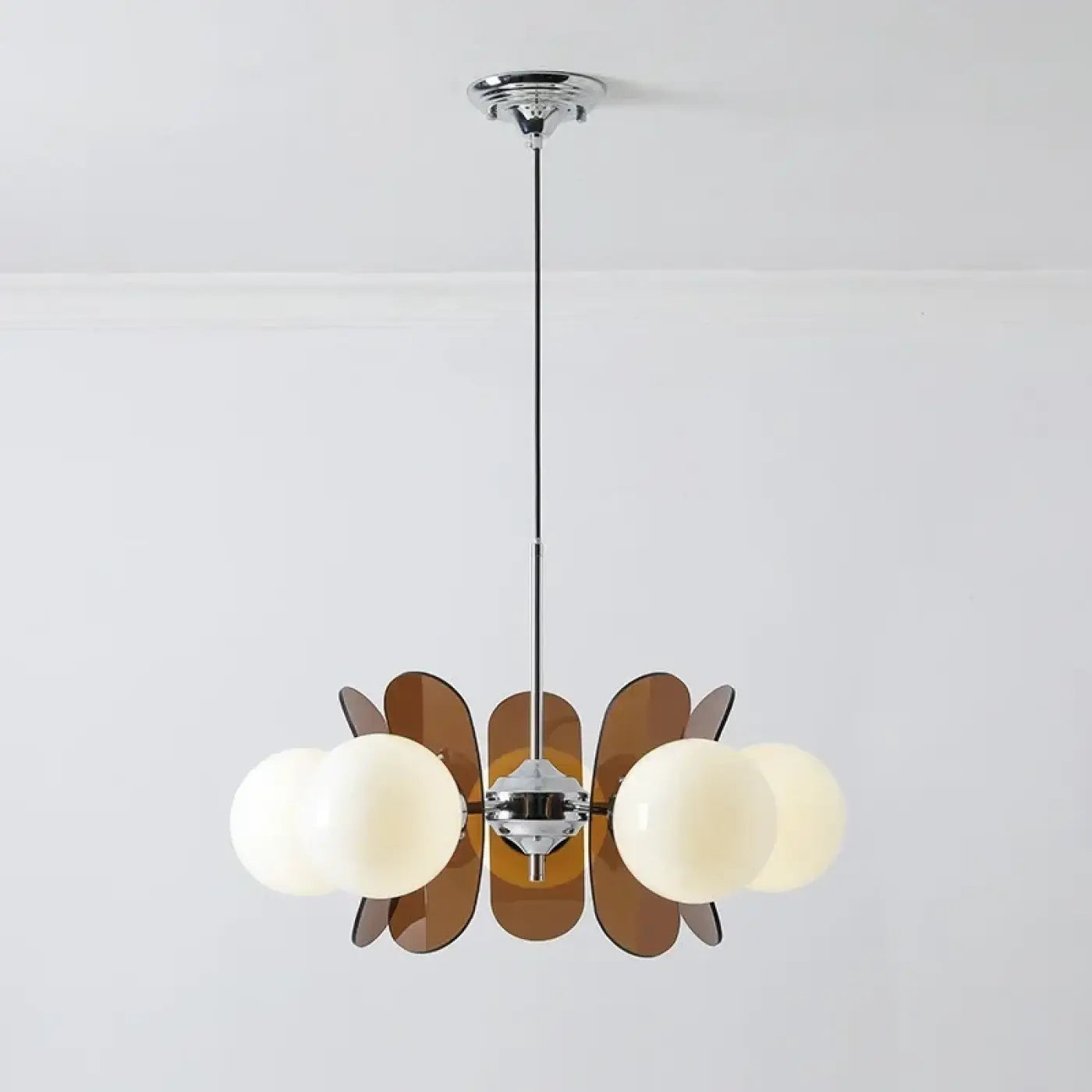 Suspension Luminaire Rétro Globes Courbés
