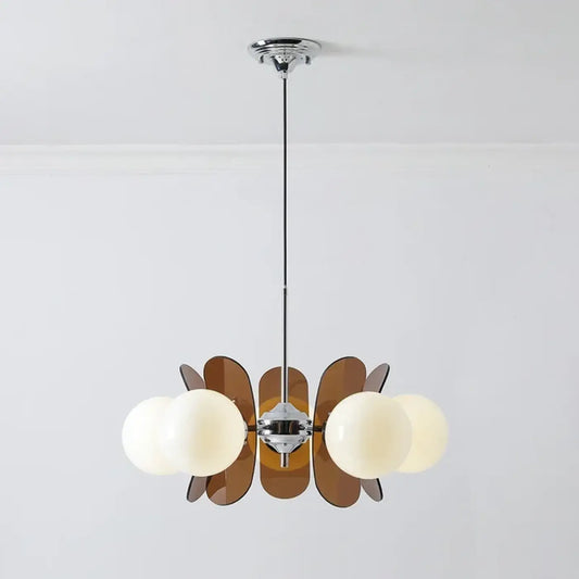 Suspension Luminaire Rétro Globes Courbés