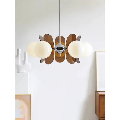 Suspension Luminaire Rétro Globes Courbés