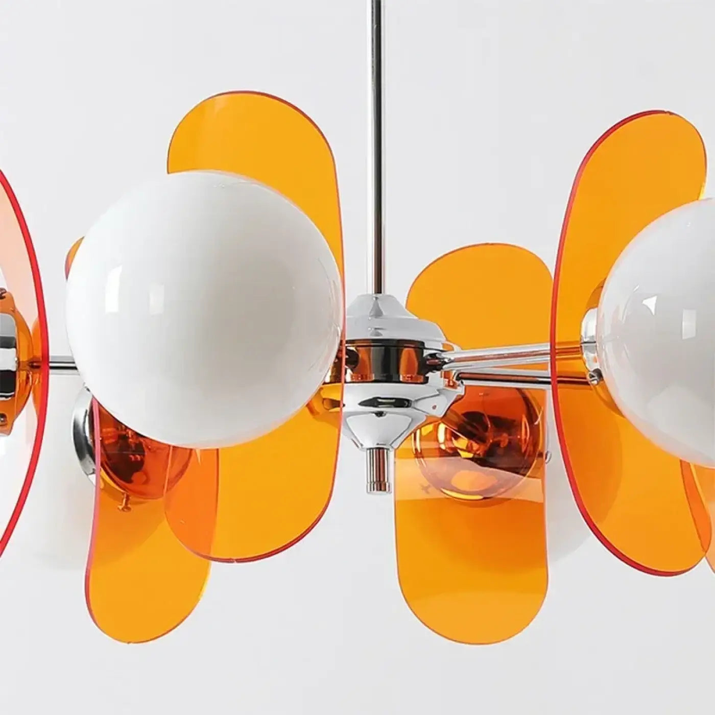 Suspension Luminaire Rétro Globes Courbés