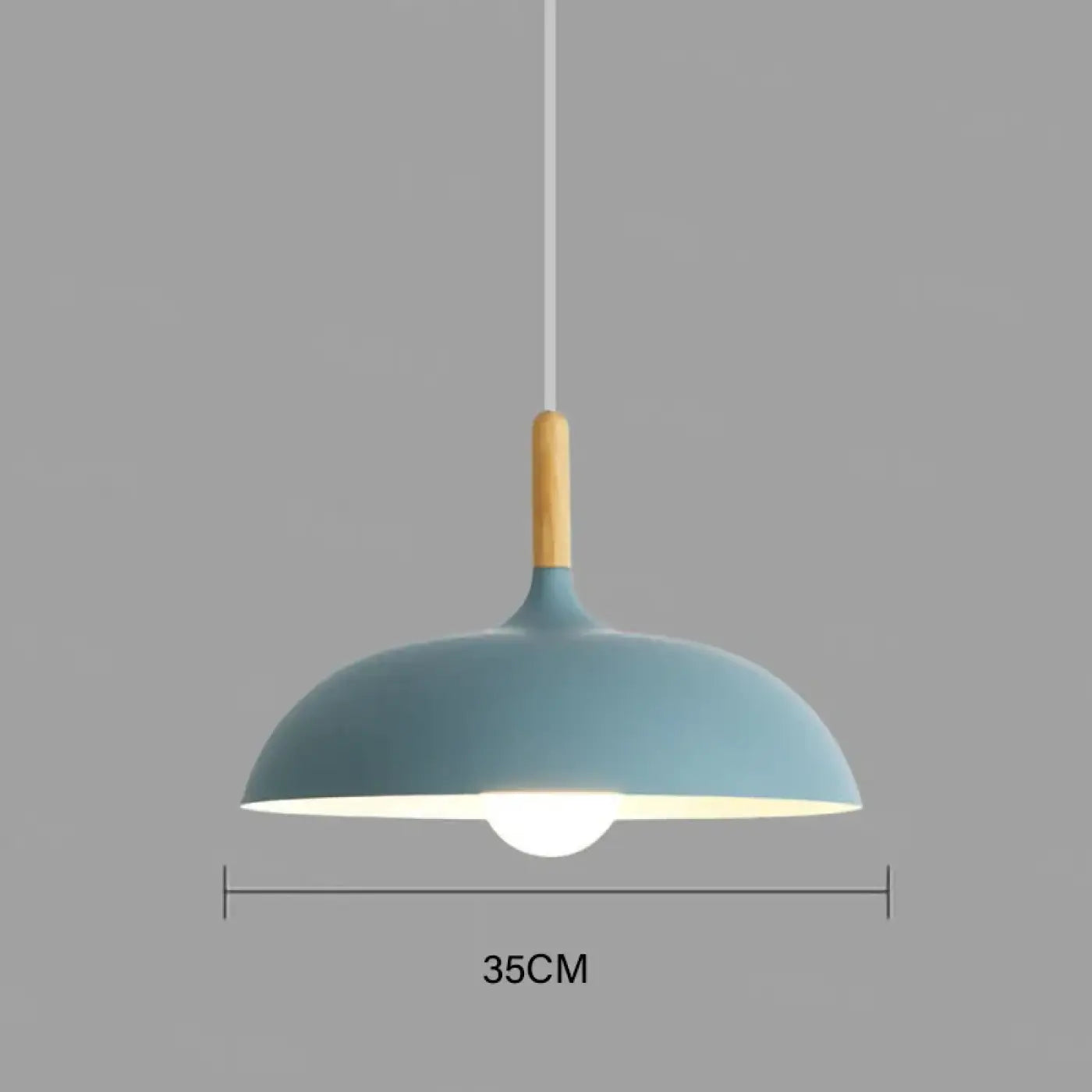 Suspension Luminaire Bois Scandinave Design Épuré