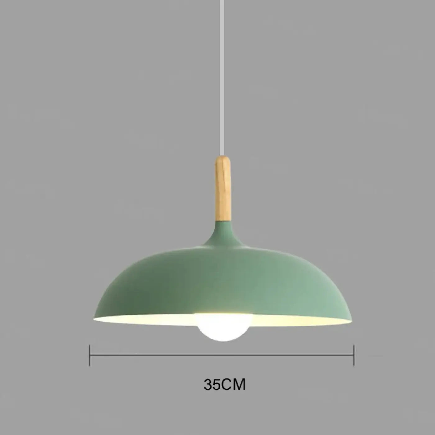 Suspension Luminaire Bois Scandinave Design Épuré