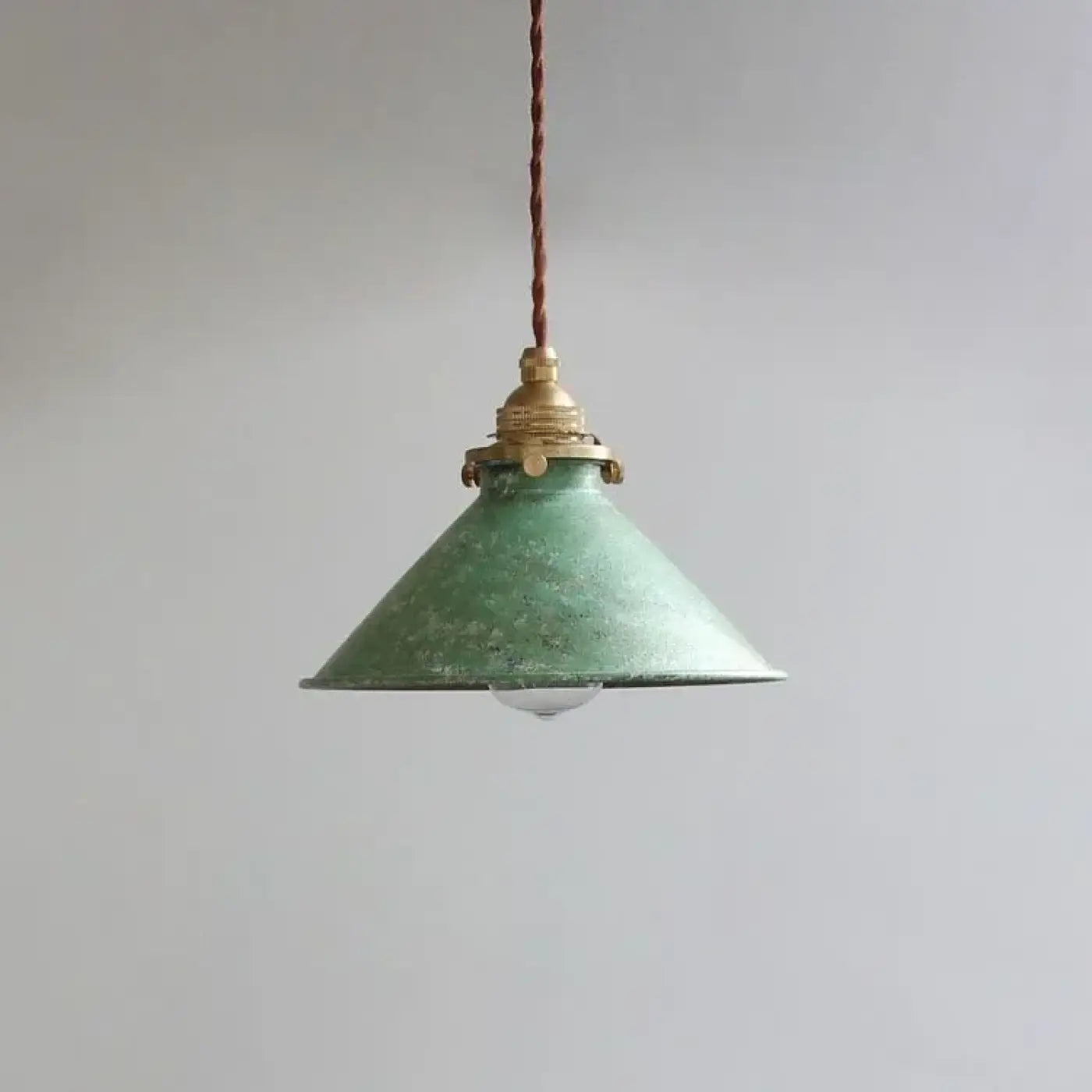Suspension Luminaire Style Atelier Ancien Métal Texturé