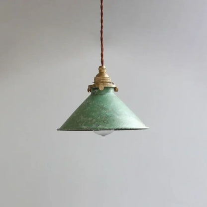 Suspension Luminaire Style Atelier Ancien Métal Texturé