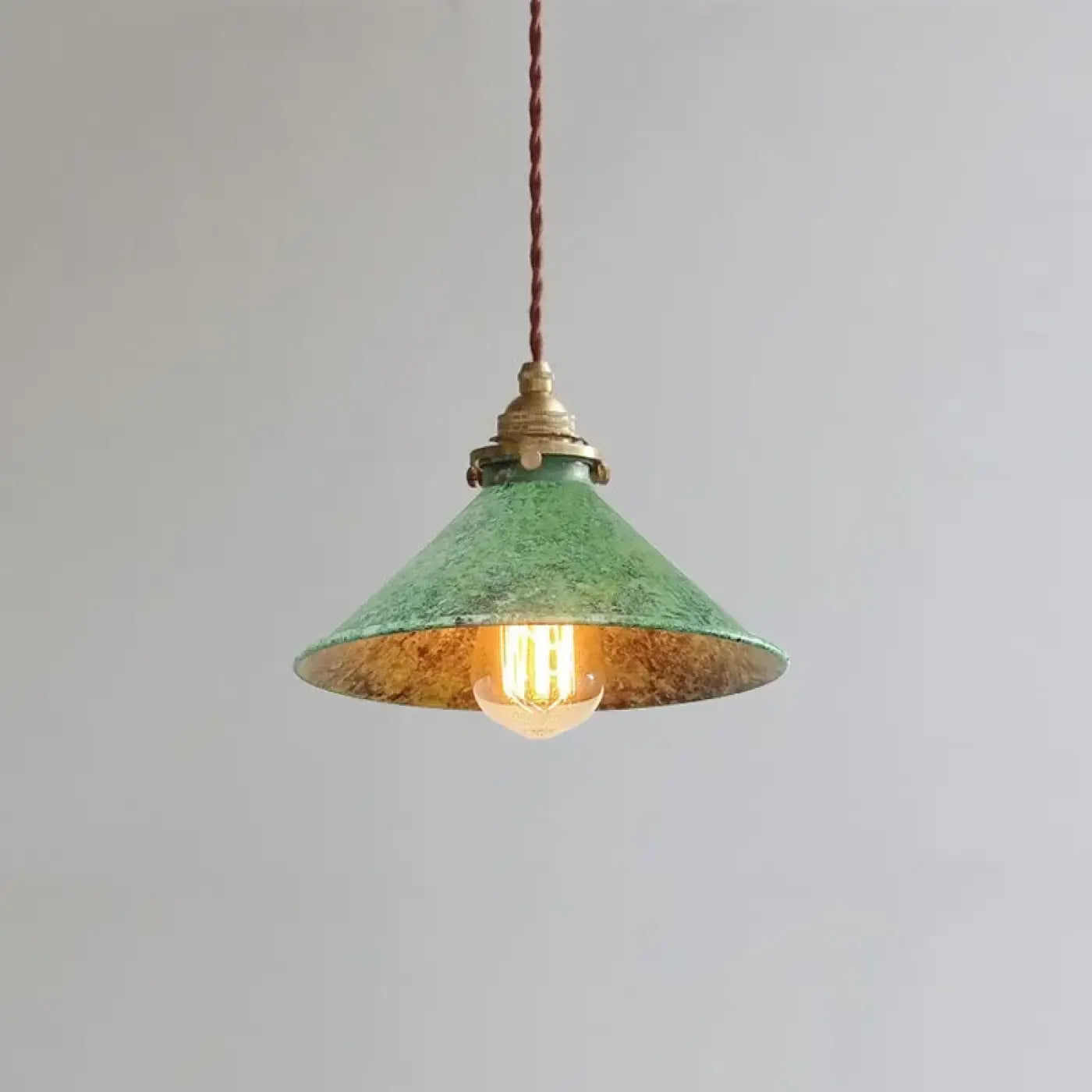 Suspension Luminaire Style Atelier Ancien Métal Texturé