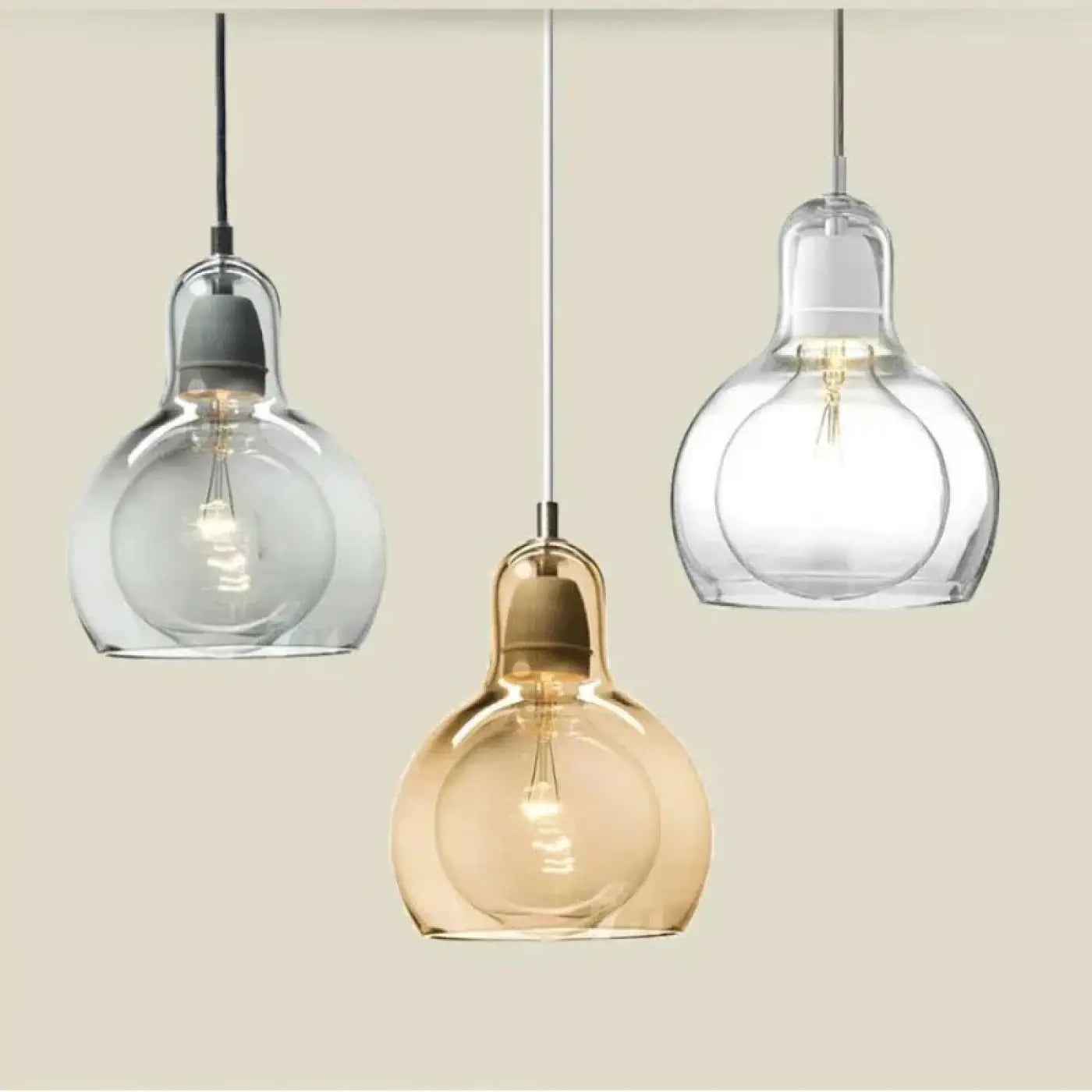 Suspension Luminaire Verre Coloré Design Moderne