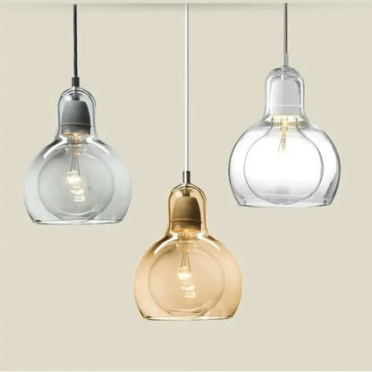 Suspension Luminaire Verre Coloré Design Moderne