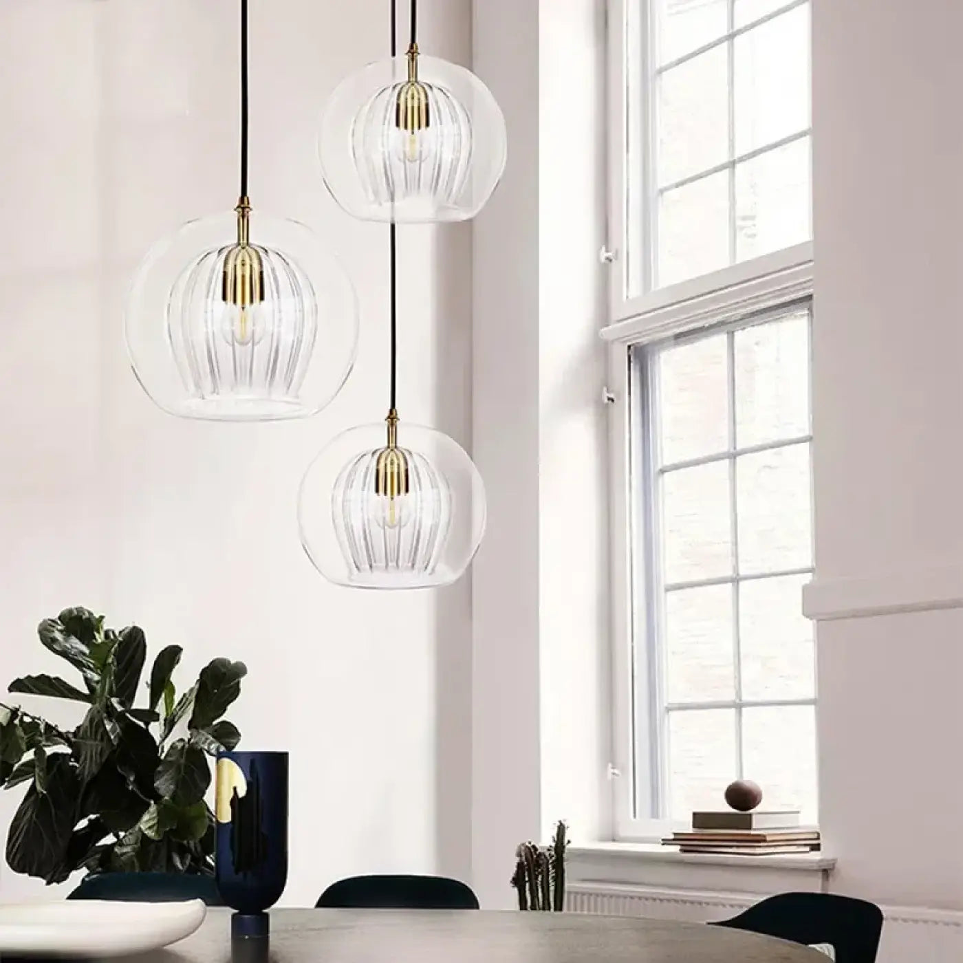 Suspension Luminaire Verre Design Moderne