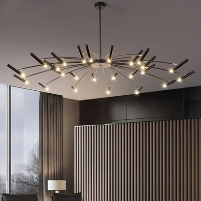 Suspension XXL Design Graphique Noir