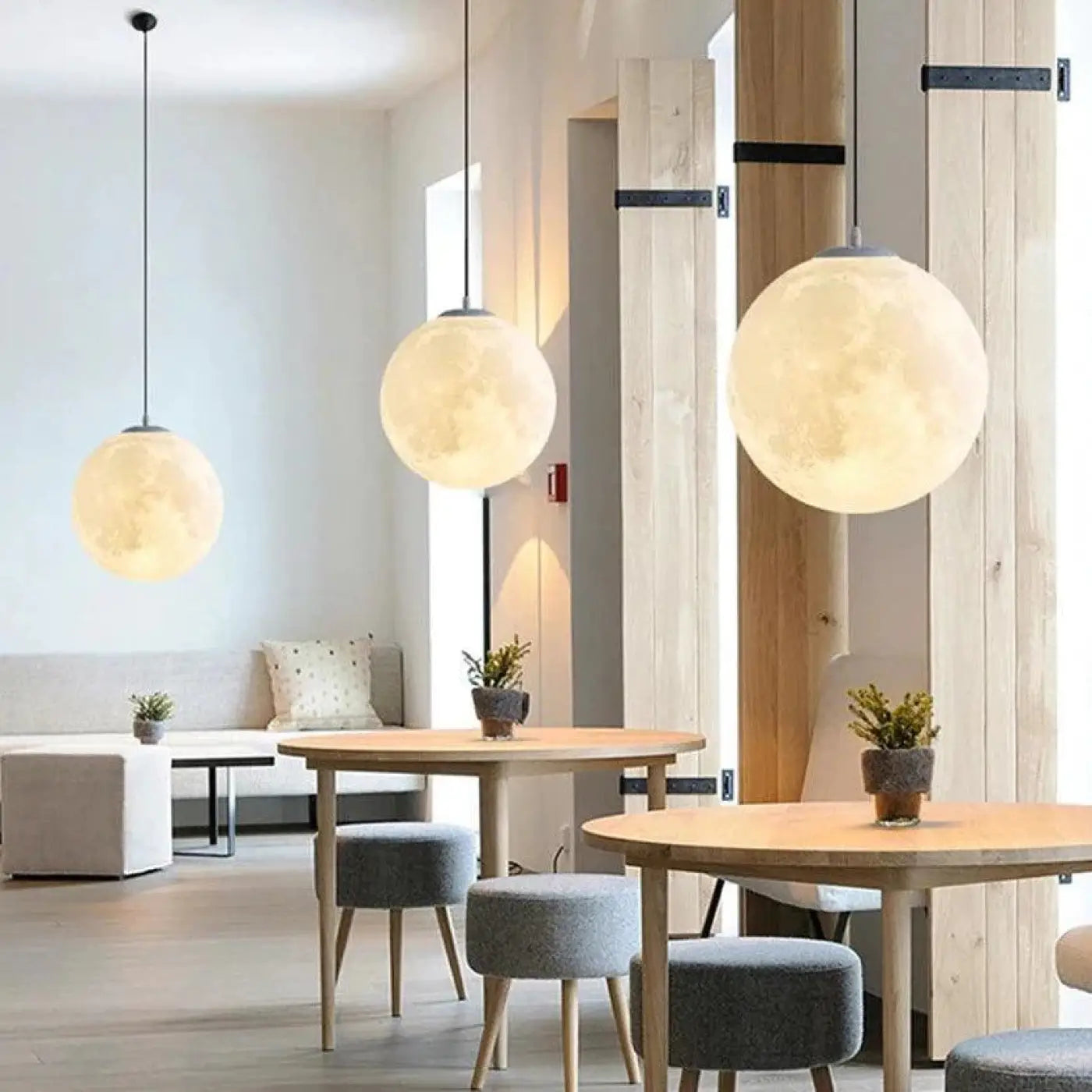 Suspension Lune Décorative Ambiance Douce