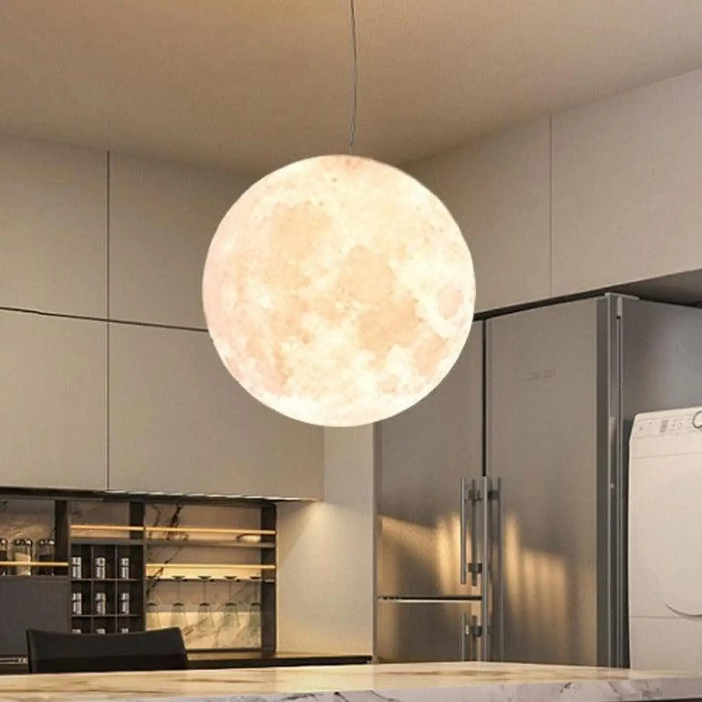 Suspension Lune Décorative Ambiance Douce
