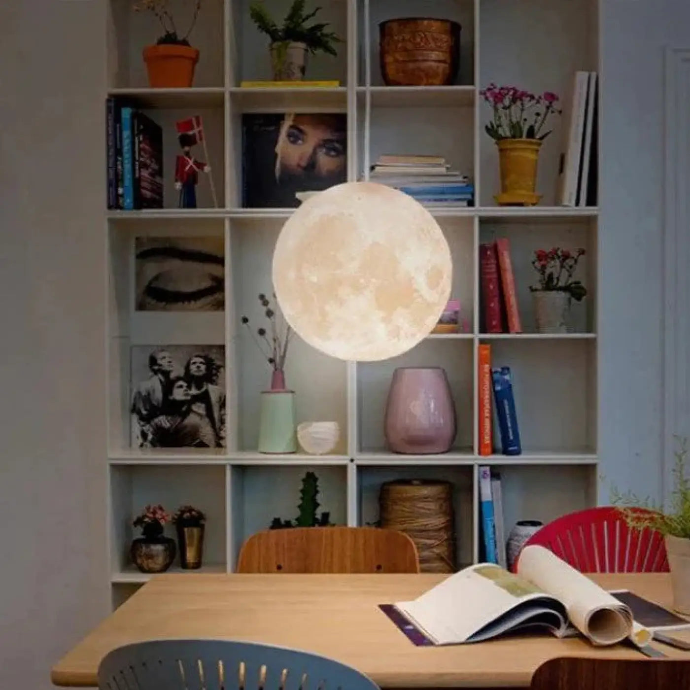 Suspension Lune Décorative Ambiance Douce