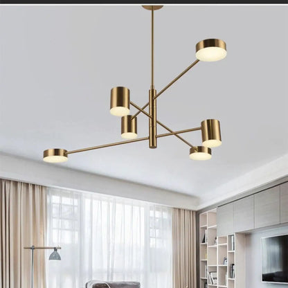 Suspension LED Design Sculptural Doré/Noir