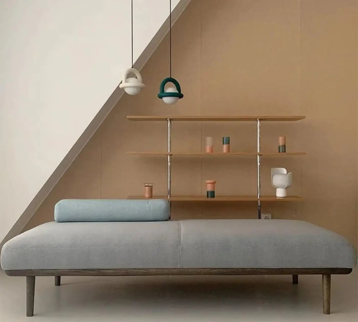 Suspension Globe LED Anneau Coloré Design Moderne