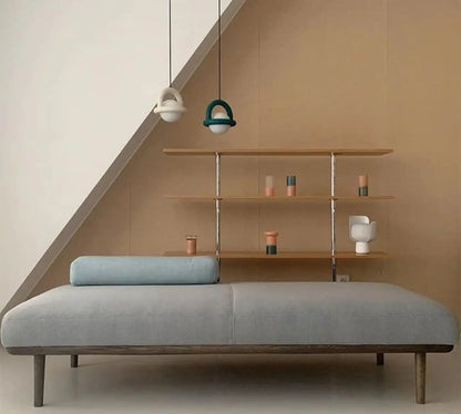 Suspension Globe LED Anneau Coloré Design Moderne