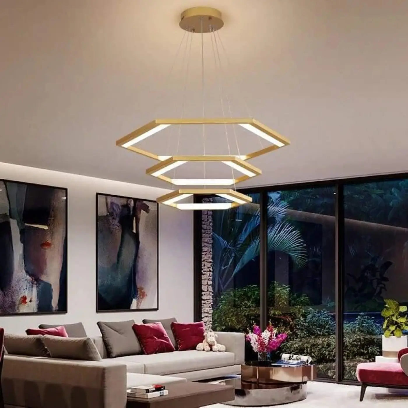 Suspension Luminaire Design Moderne & Élégante