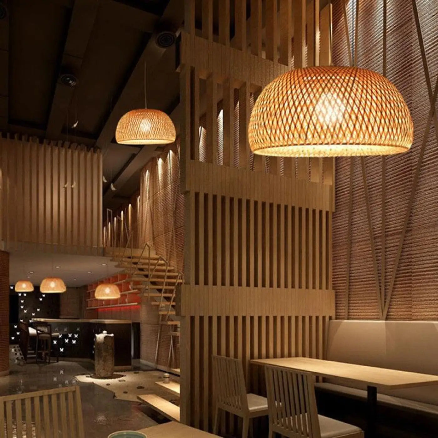 Suspension Luminaire Osier Naturel & Douceur Ambiante