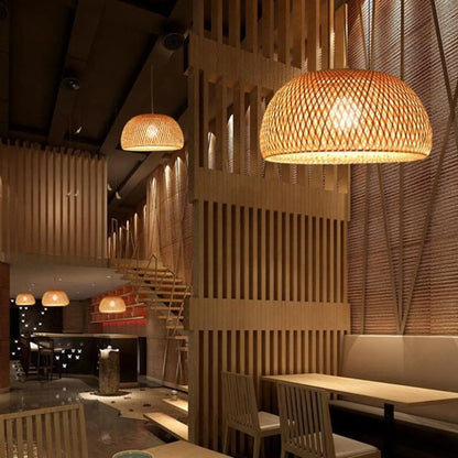 Suspension Luminaire Osier Naturel & Douceur Ambiante