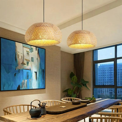 Suspension Luminaire Osier Naturel & Douceur Ambiante