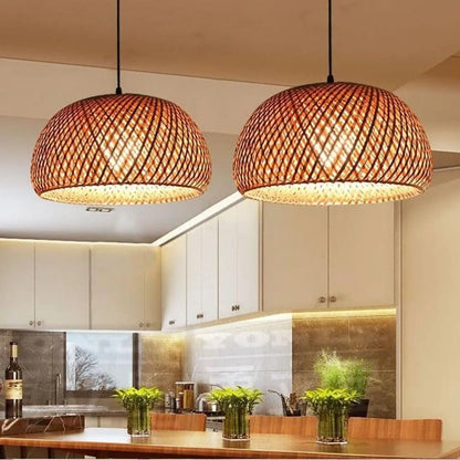 Suspension Luminaire Osier Naturel & Douceur Ambiante