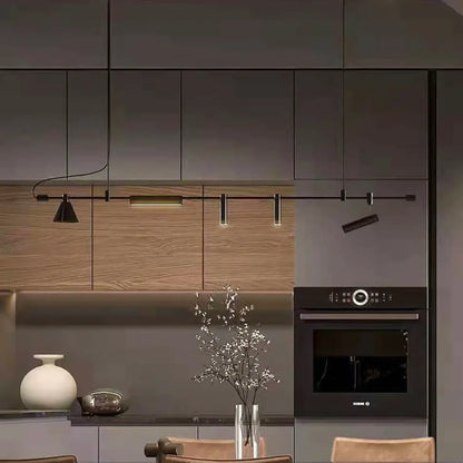 Suspension Rail Noir Orientable Design